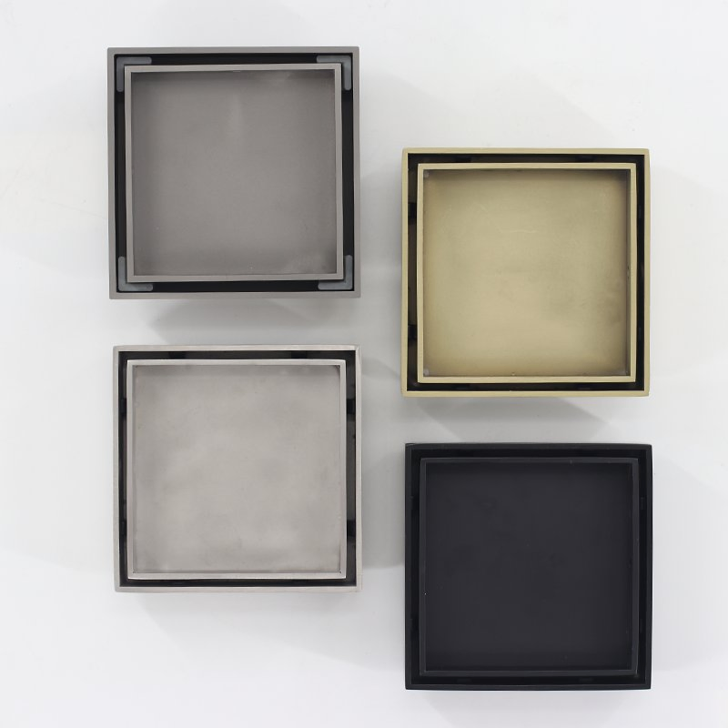 Tile Insert Floor Drain 304 Stainless Steel Anti-Odor Invisible Bathroom Floor Drain