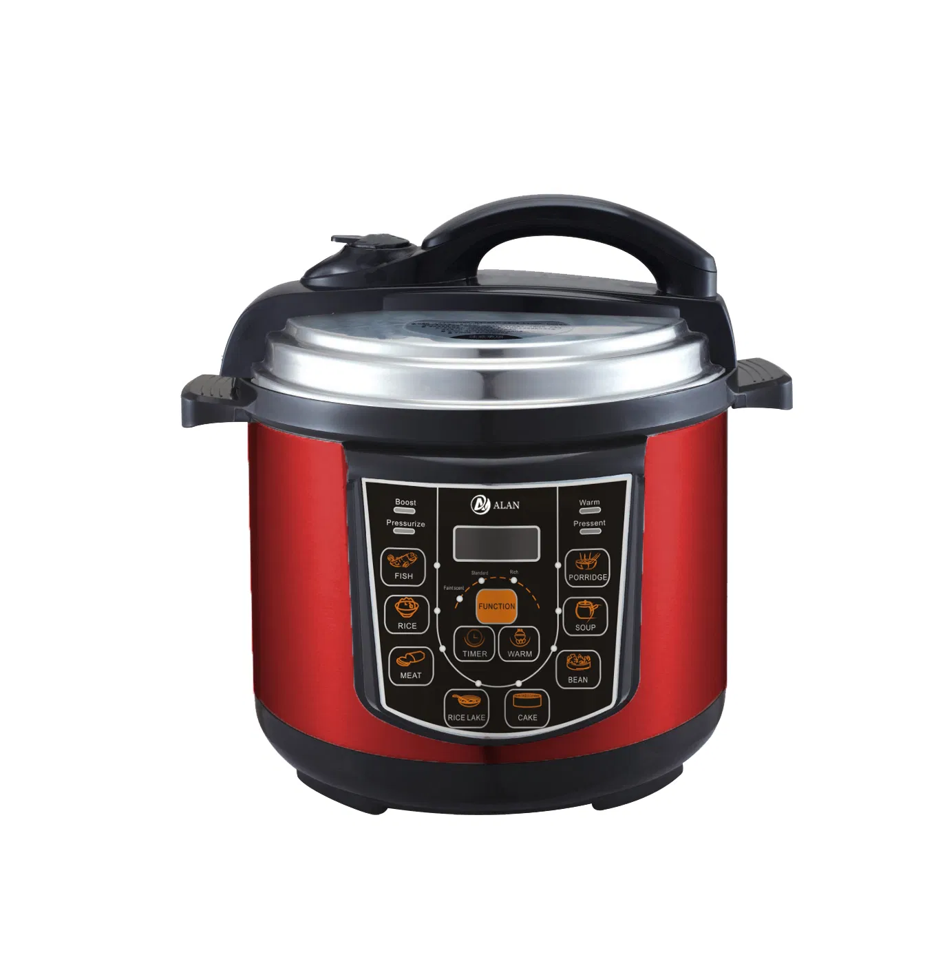 Colorful Plastic Housing Portable with Handle Electric Pressure Cooker 1.6 Litres