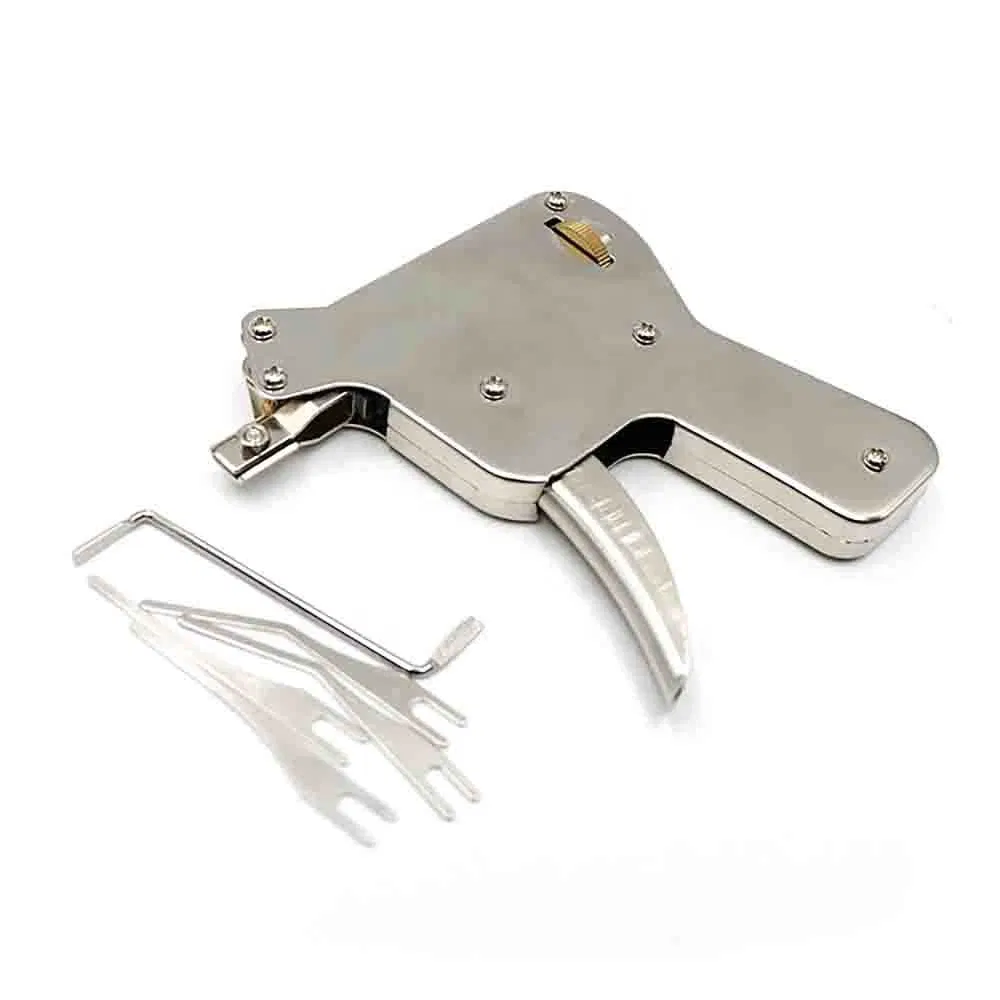 Stainless Steel Door Opener Locksmith Tool Strong Manual Lock Pick Gun Tools Kit