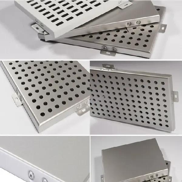 Decorative Aluminium Facade Panel Perforated System Panel for Buildings