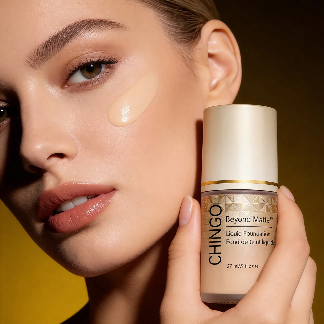 Natural Organic Moisturizing Liquid Foundation Boosts Healthy Glowing Complexion