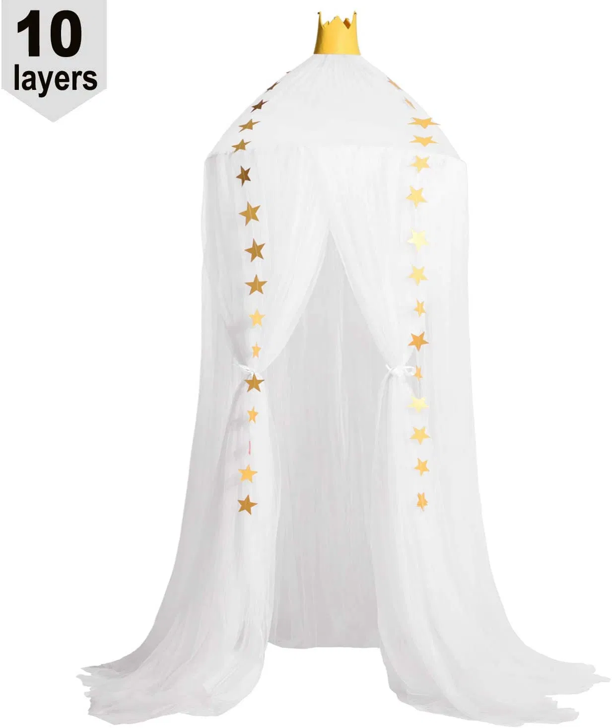 Twinkle Star Bed Canopy String Lights Bed Netting Canopy Curtains Canopy