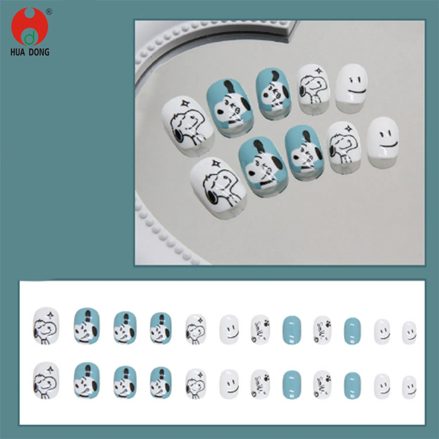 New Product Nail Tips Press-On Nails Cute Nail Art Manicure Set Custom Nail Tips Trendy Nail Designs Long Nail Tips Nail Glamour Kids Manicure Kit Fancy Nails