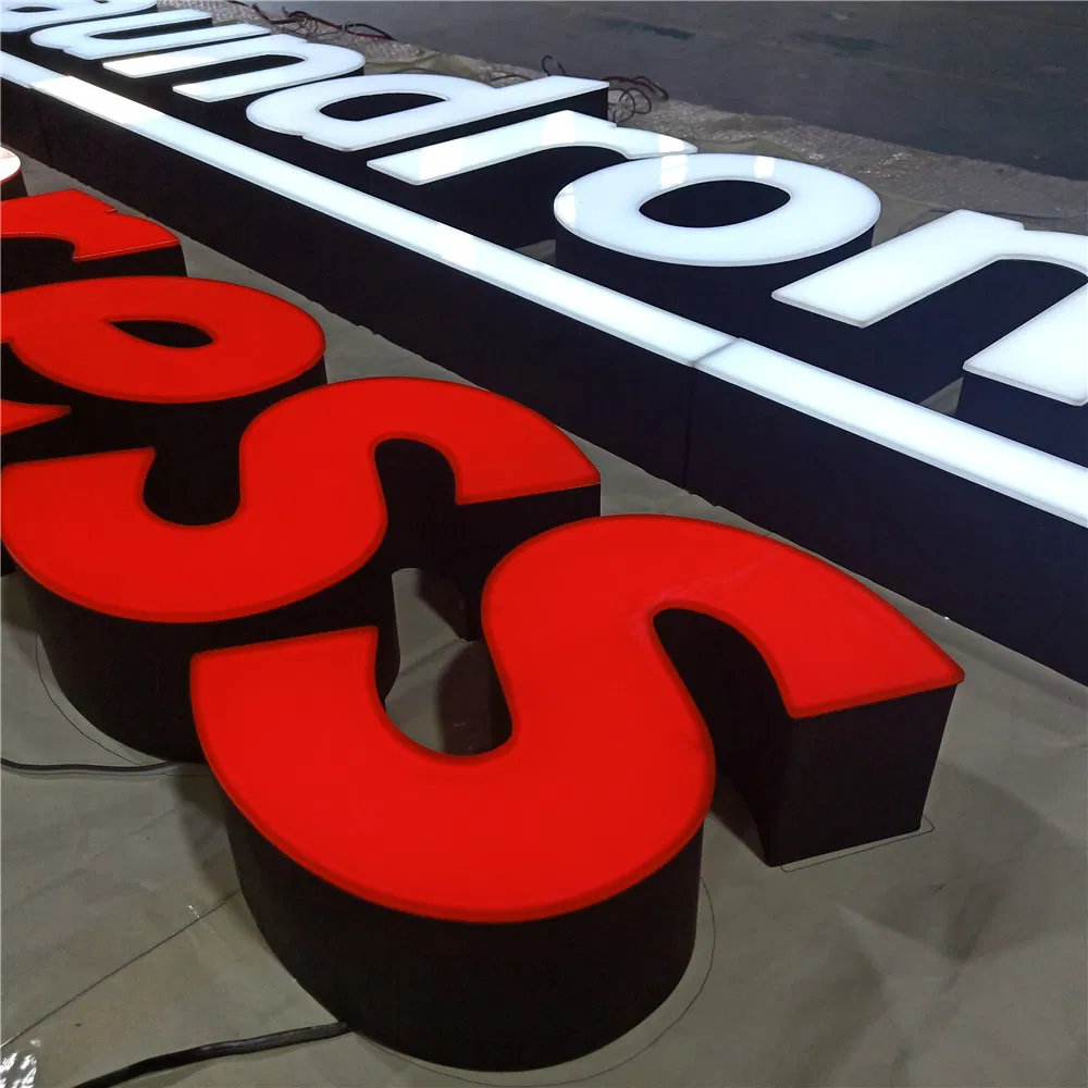 Custom Made Advertising LED Frontlit Channel Letter Signs for Business