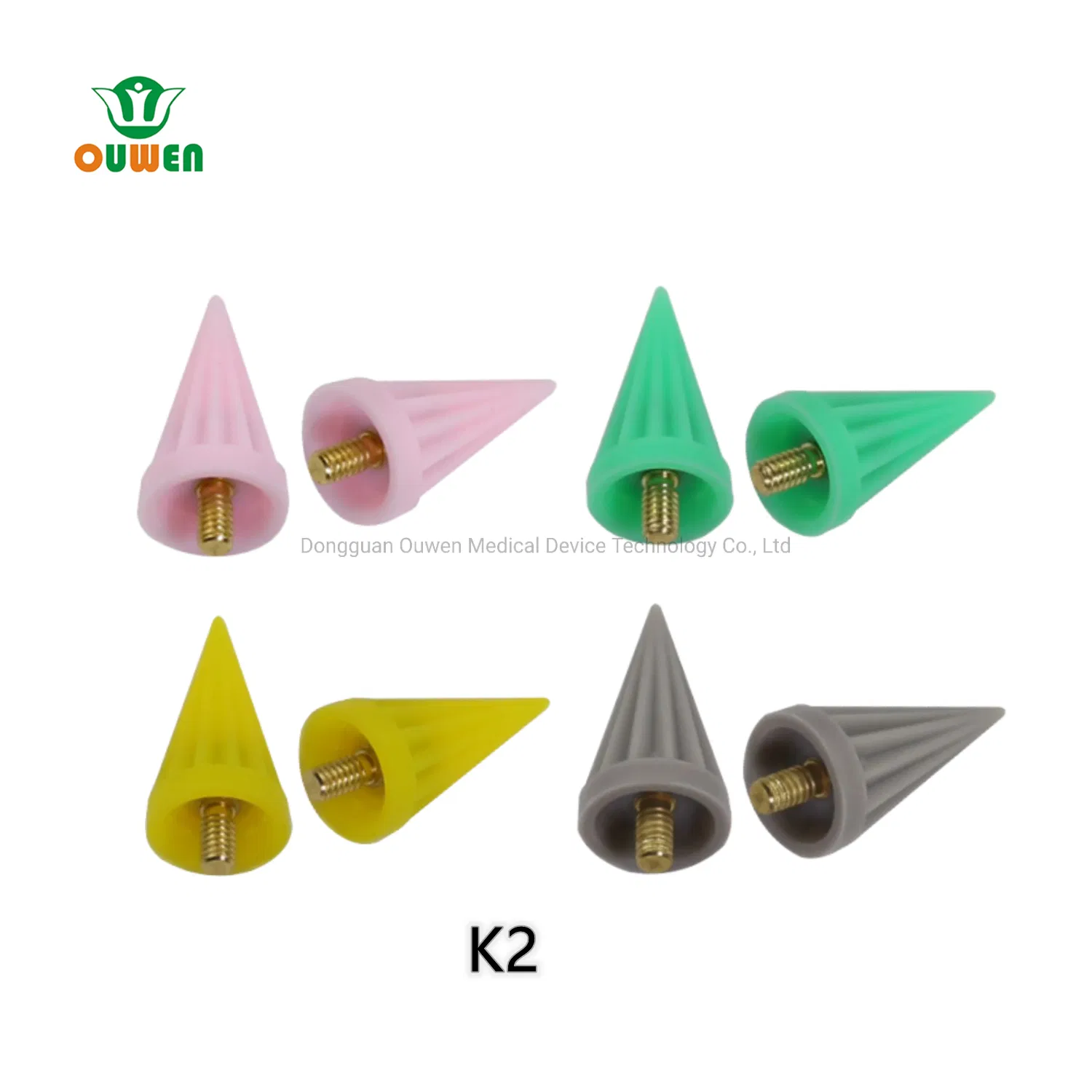 Ouwen Dentistry Instrumental Polisher Accessories Thraed Rubber Cleaning Polishing Cup
