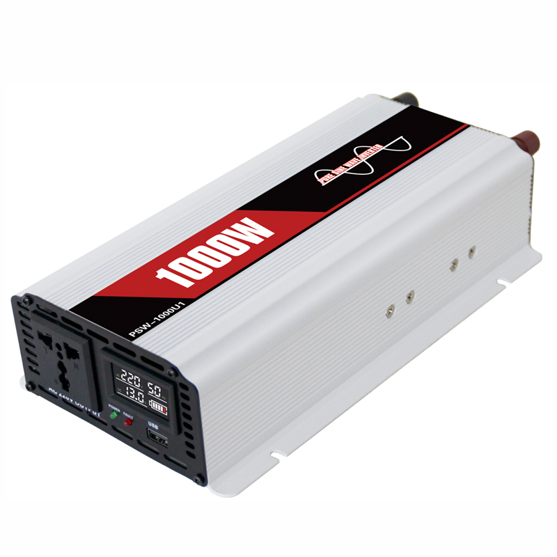 Инвертор 1000Вт чистая синусоида для дома, авто и солнечных систем