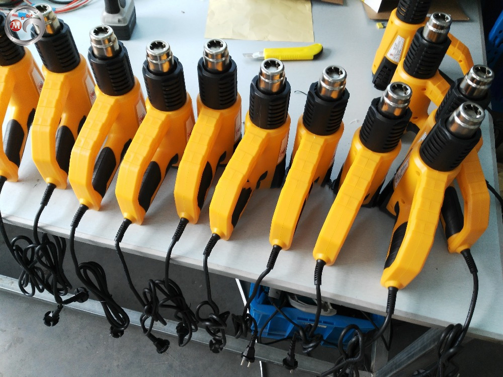 12.5 AMP Dual-Temperature Heat Gun Kit with High and Low Settingsyellow and Black