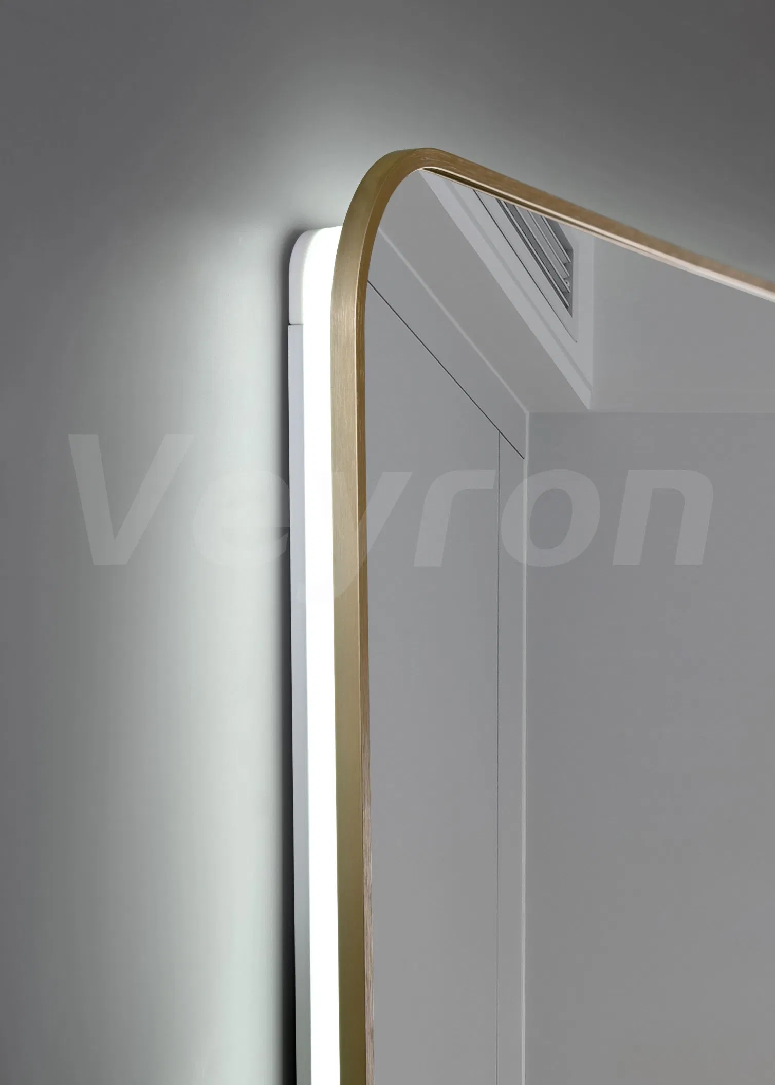 Manufacturer Glass Home Decoration Furniture Sanitary Ware Rectangle Makeup Bluetooth Speaker Smart Wall Bathroom Espejo LED Mirror with Toilet/Faucet/Water Tap