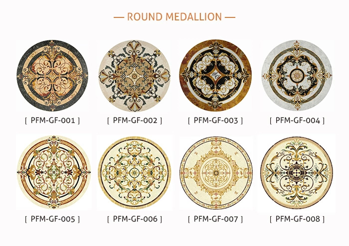 Мраморная мозаика Water Jet Medallion 25x25 см