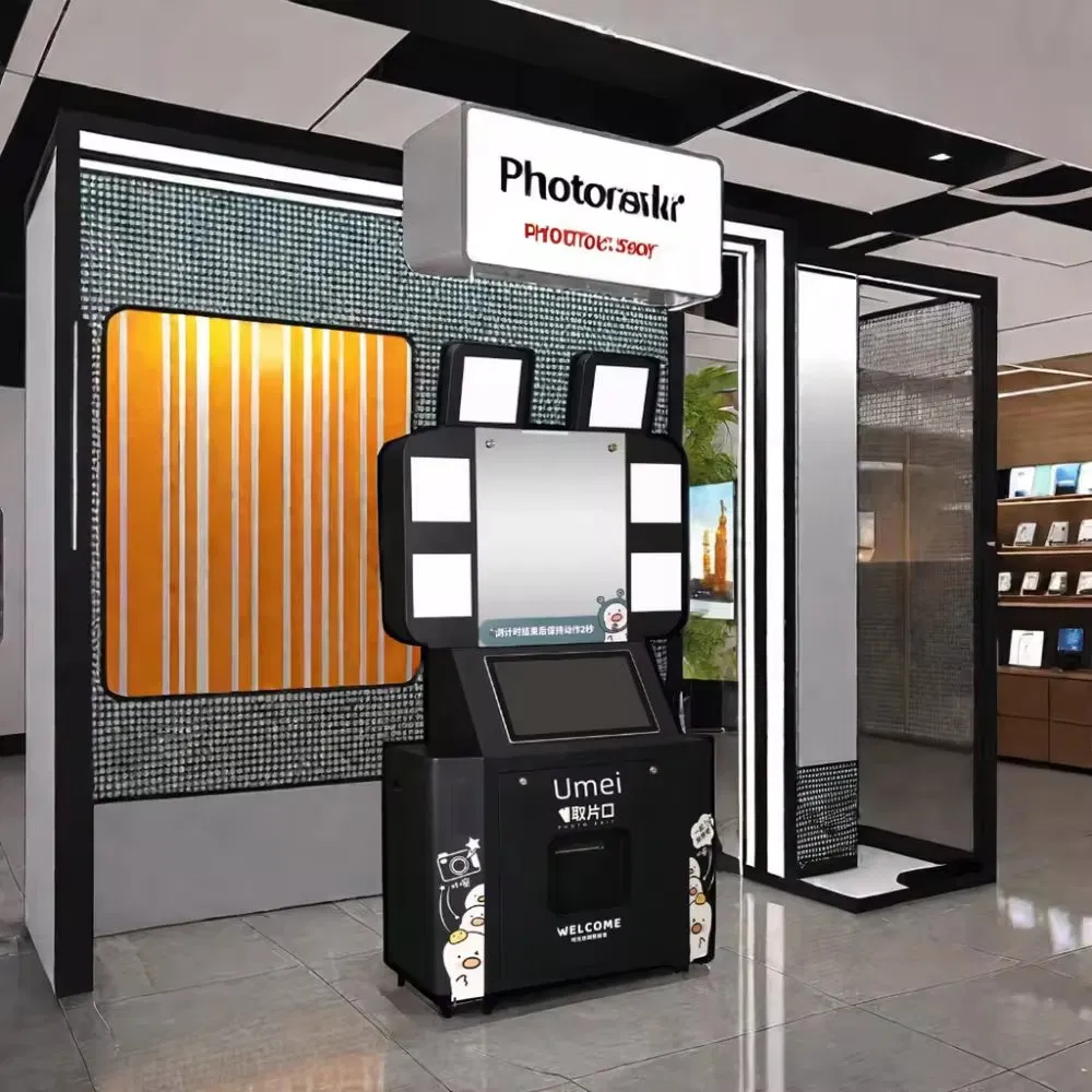 Фотобокс с ИИ и оплатой наличными