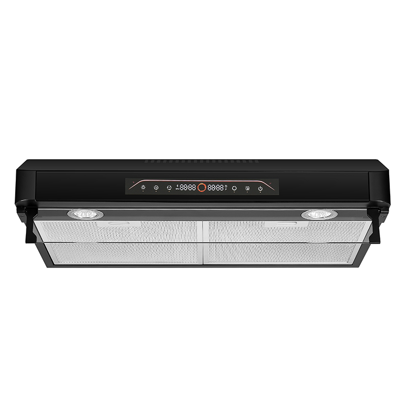 Space-Conscious Electrical Appliance with a Smart Touch Sensor Panel and Custom Logo as an Ultra-Slim Range Hood