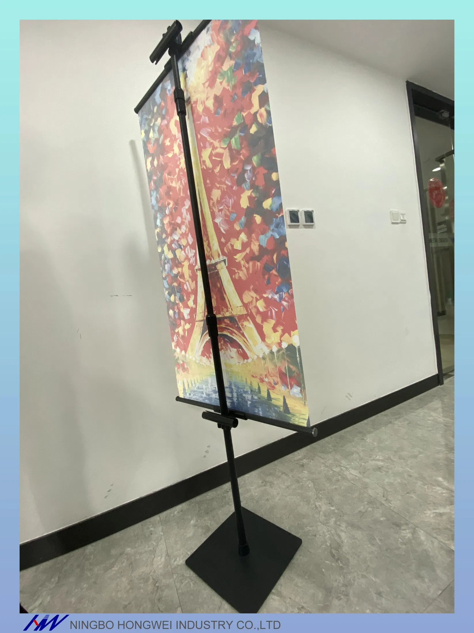 Versatile Metal Frame Display Stand for Advertising Posters