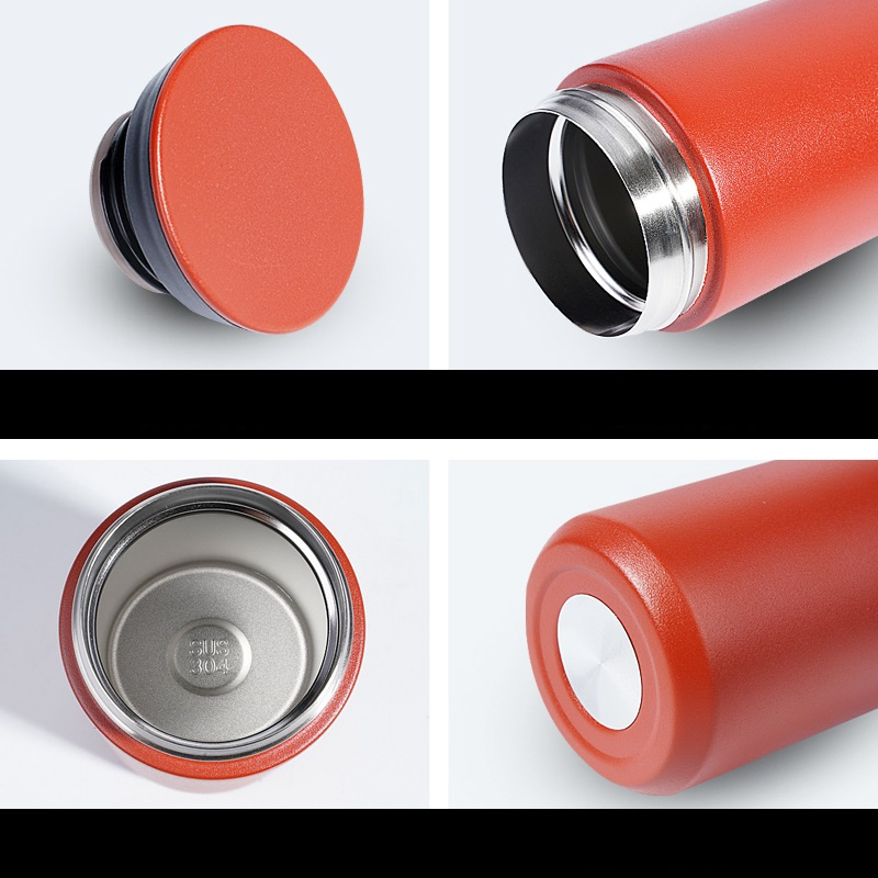 Customized New Product Insulated Double Wall Vacuum 18/8 Stainless Steel Coffee Mug Tumbler Water Bottle Travel Cup Thermo with Lid