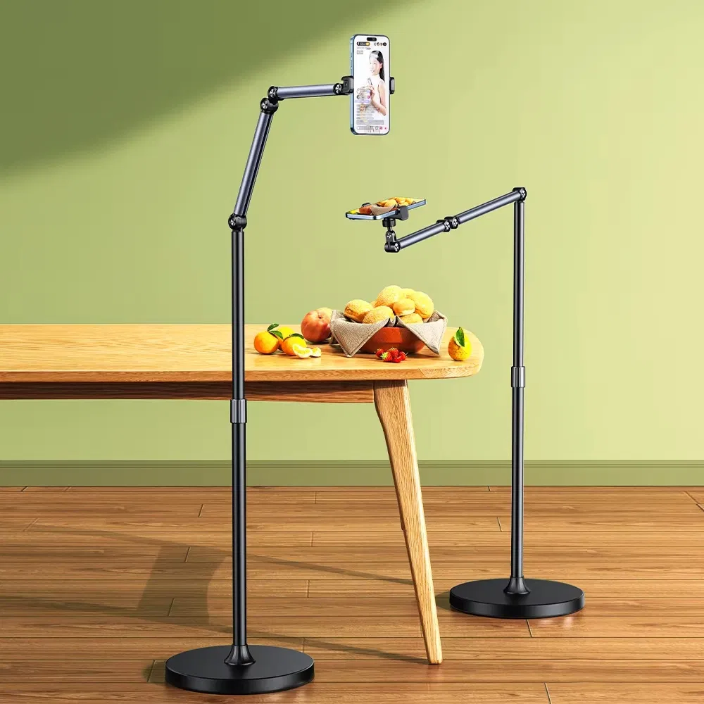 Универсальный напольный держатель для телефона и планшета