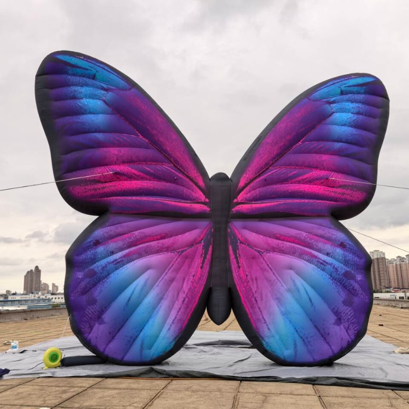 Music Festival Custom Inflatable Butterfly Wing for Event Show