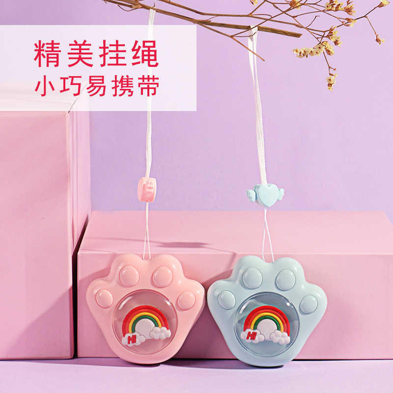 Sell Outdoor Multi-Color Hand Warmers Children's Hand Warmers Cute Cute Palm Shape Rainbow Pattern Winter Hand Warmers