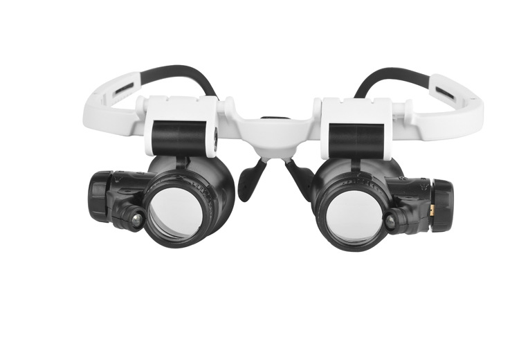 New Arrival Watch Repair Magnifier with LED Light 6X-25X Magnifying Glass