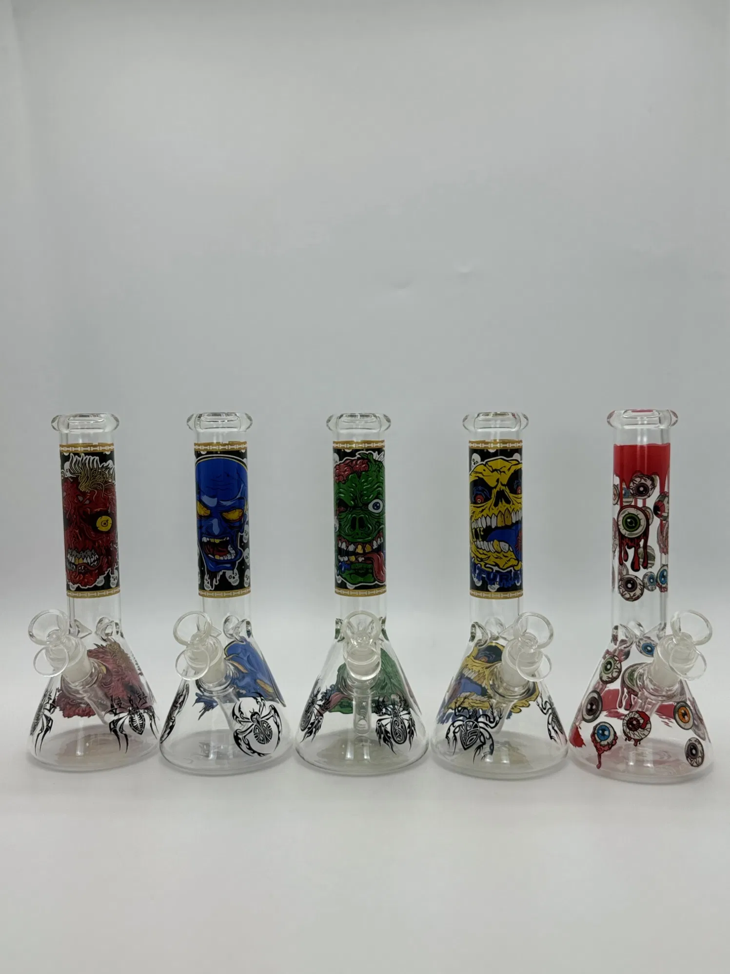 Newauto Glow Glass Water Pipe Smooth Hits Model Gwp-025