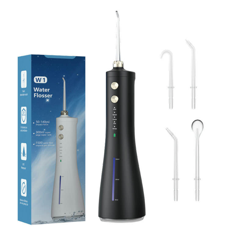 Cordless Portable Water Flosser USB Rechargeable Oral Irrigator with Quiet Pump and Ipx7 Waterproof Design