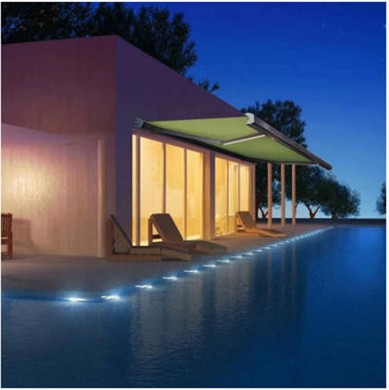 Outdoor Aluminum Alloy Retractable Awning with Remote Control