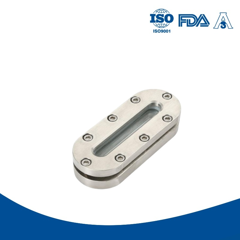 Customized Casting Tank Accessory DN25 Heat-Resistant Sight Glass Water Flow Indicator Sanitary Mirror