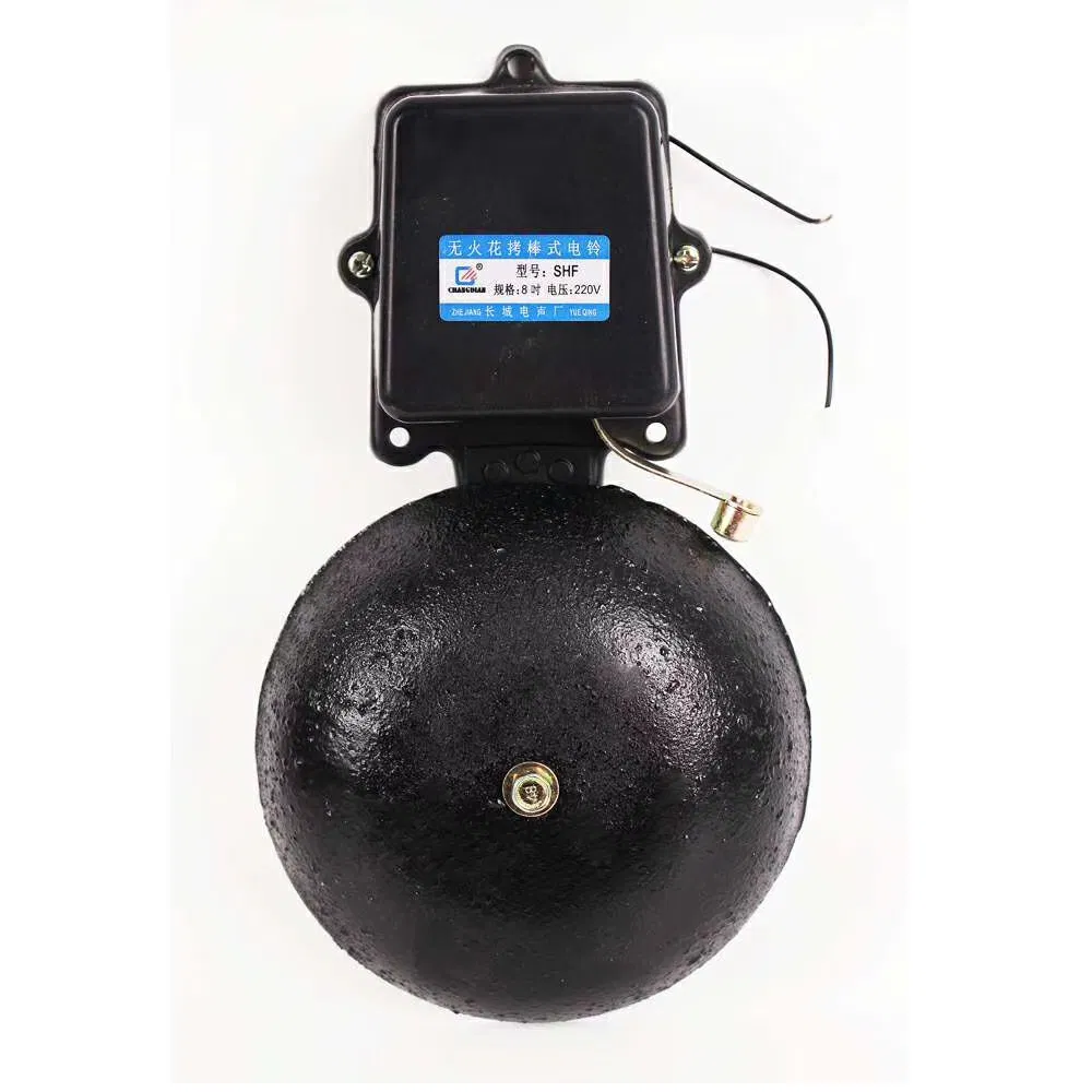 Electricl Doorbell Timbre Campana Con Placa Cromada Cast Iron Diameter 4 Inch