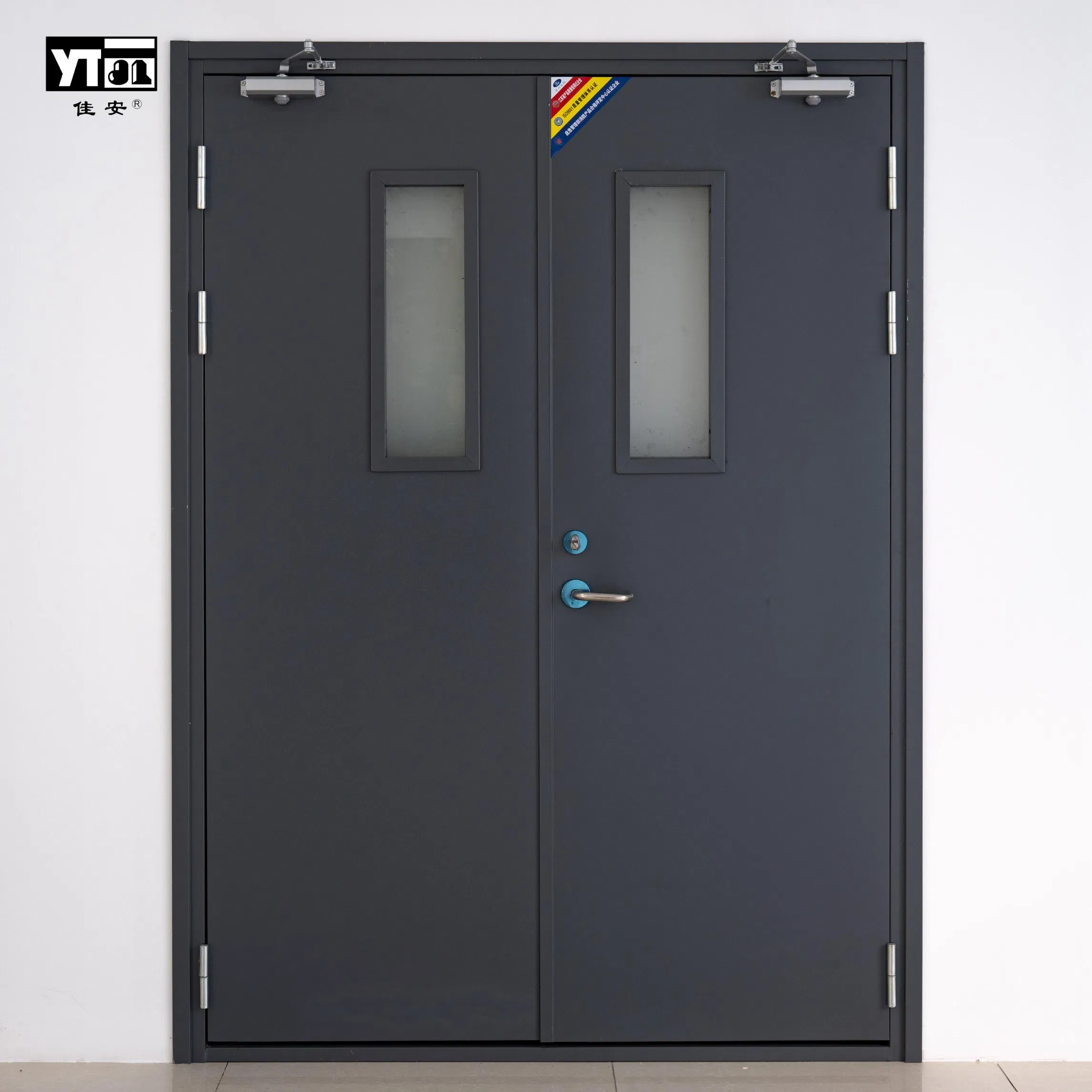 New Product Corrosion-Resistant Steel Fire Door for Building Fire Separation