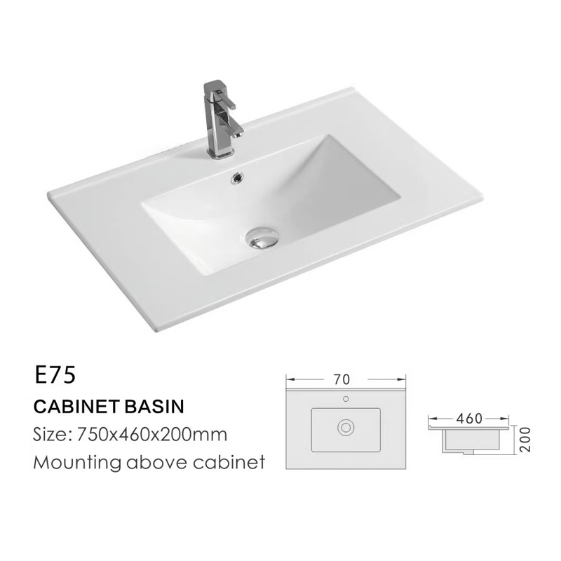 Wholesale Professional Manufacturer Bath Sink Porcelain Wash Sink Hand Basin