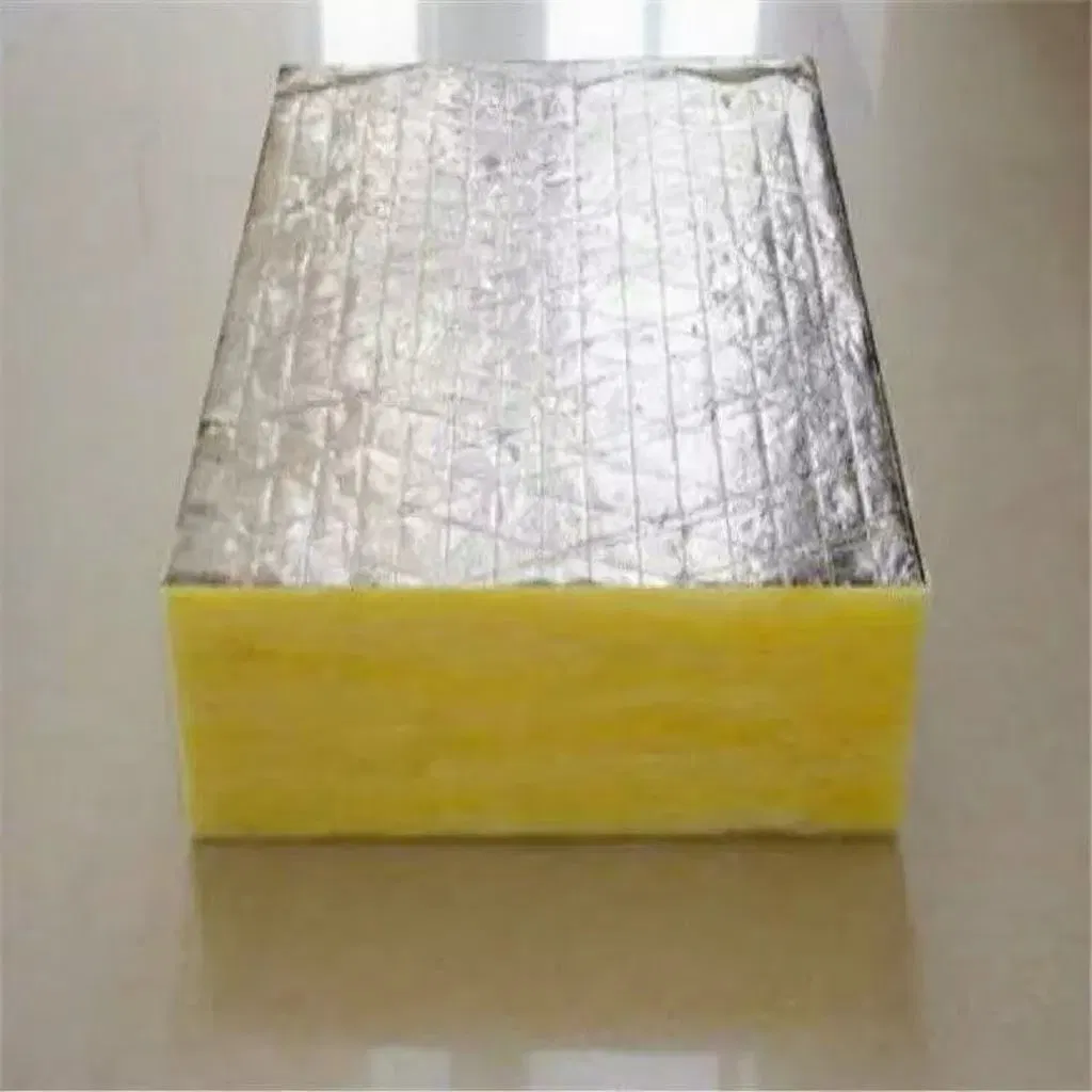 Factory Direct Aluminum Foil Veneer Glass Wool Board for Noise Reduction and Thermal Effects