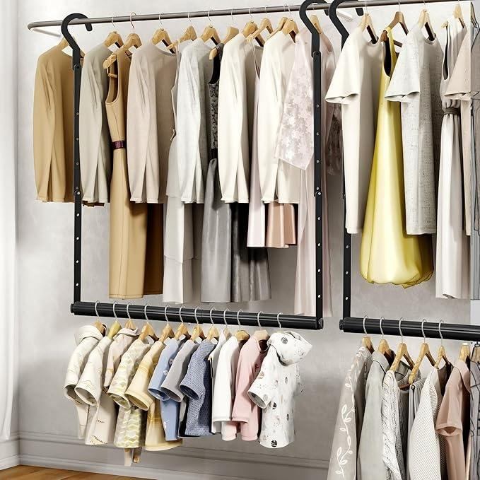 Factory Wholesale Telescopic Closet Rod Metal Closet Rod Modern Closet Hanging Rod