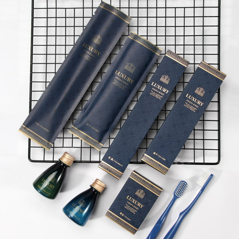 Hotel Disposable Product High-Quality Customized Logo Toothbrush Set