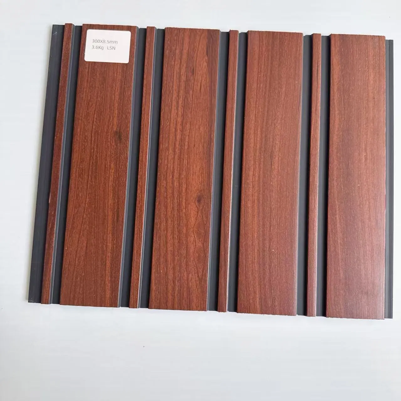 Waterproof 300*8.5mm PVC Fluted Ceiling Panel