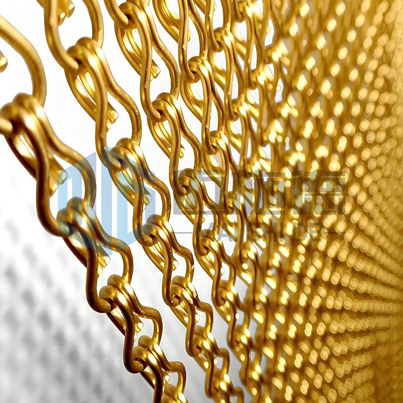 Versatile Aluminium Chain Curtain with Anodized Finish for Modern Spaces