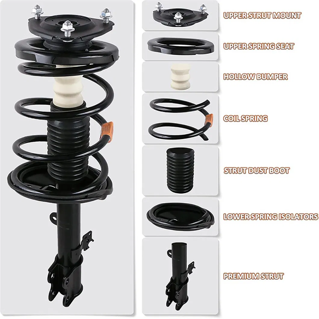 Premium 4-Piece Front & Rear Shock Absorber Set for 2007-2013 GMC