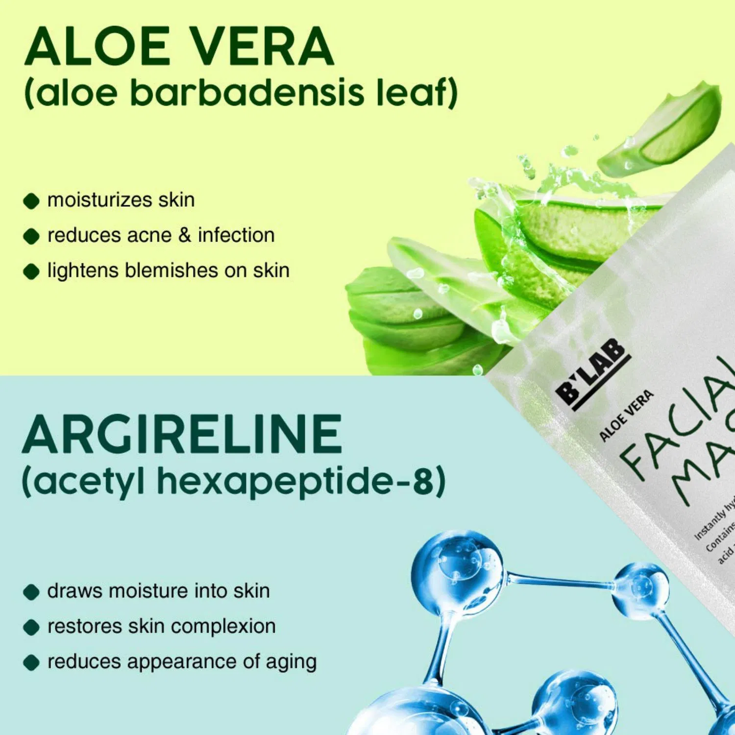 Factory Sell Moisturizing Anti-Aging Plant Extract Effective Moisture Facial Mask Men and Women