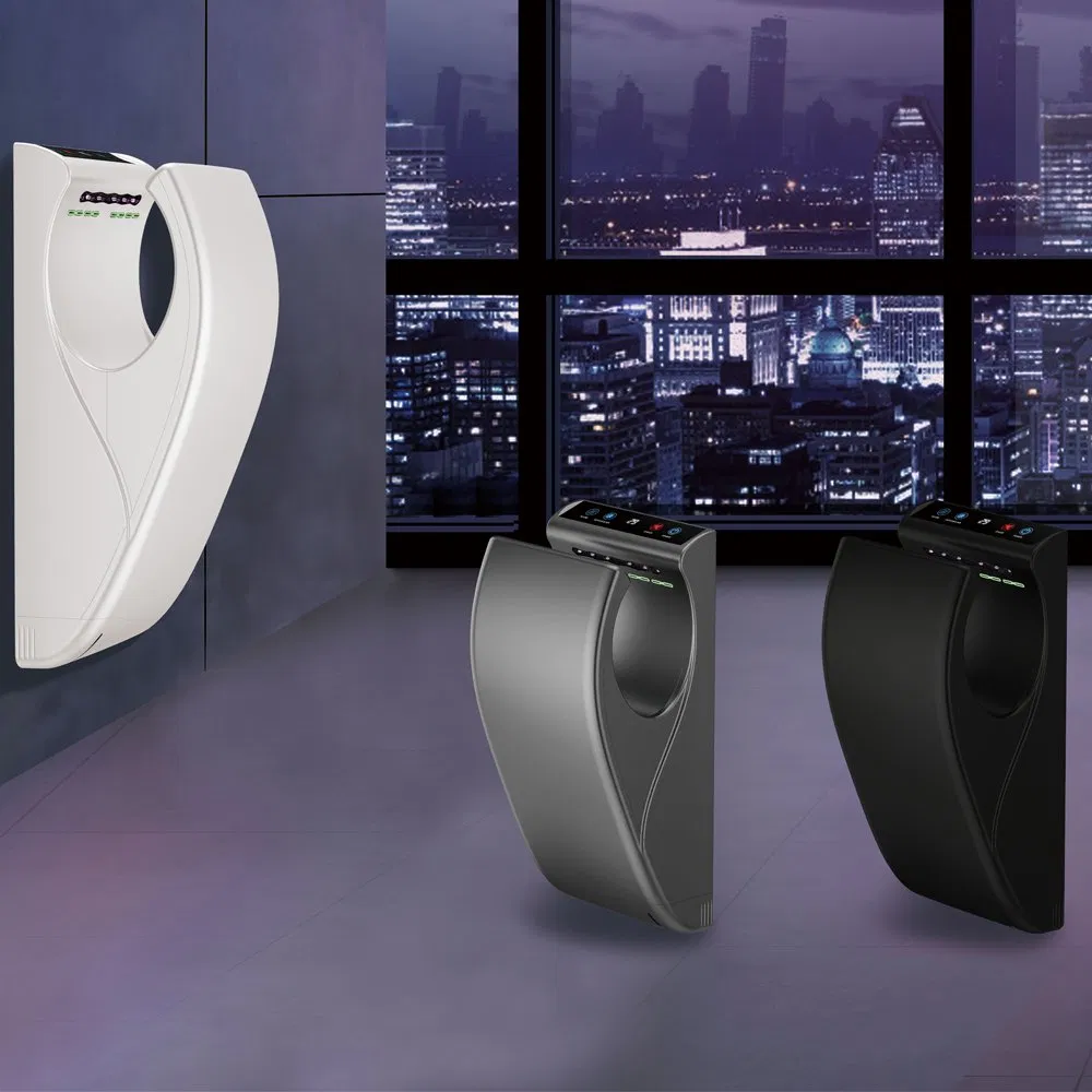 Wall-Mounted ABS Plastic Electric Automatic Sensor Double-Sides High Speed Jet Hand Dryer