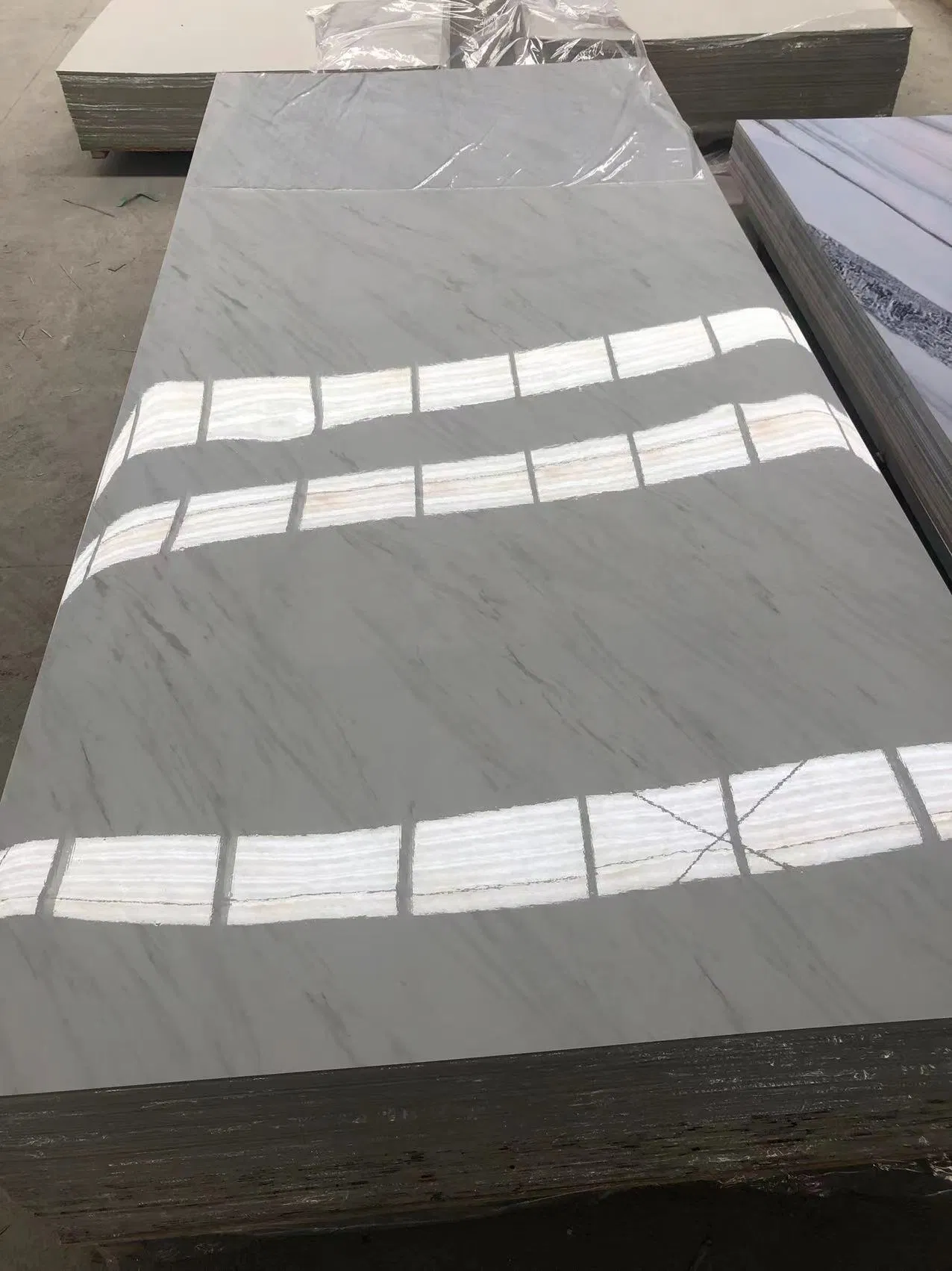 Customized UV Board PVC Marble Sheet Wall Panel for Indoor Decor