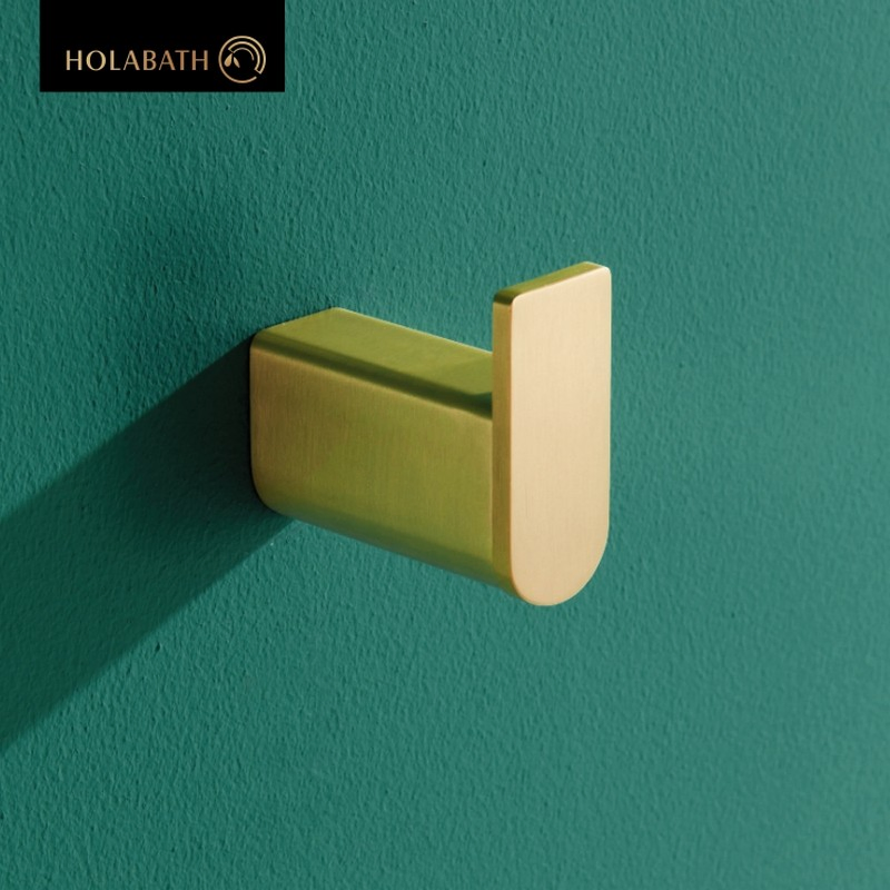 Крючок для полотенец Holabath, никель, настенный