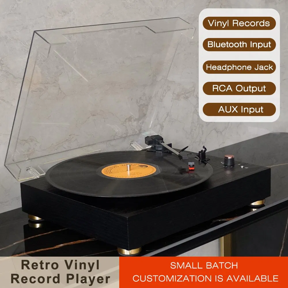 Виниловый проигрыватель TR104 Classic Wooden All-in-One