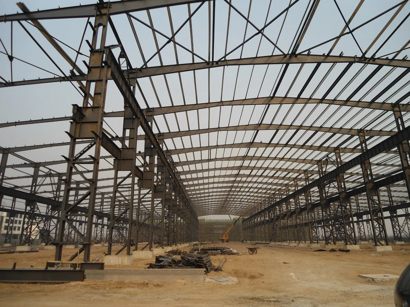 Large Span Iron Structure Agricultural Warehouse Construction Frame Steel Industrial Building Portable Workshop