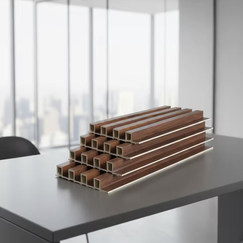 Easy Install WPC Wall Panel Anti-Scratch Wood Plastic Wall Panel for Bedroom