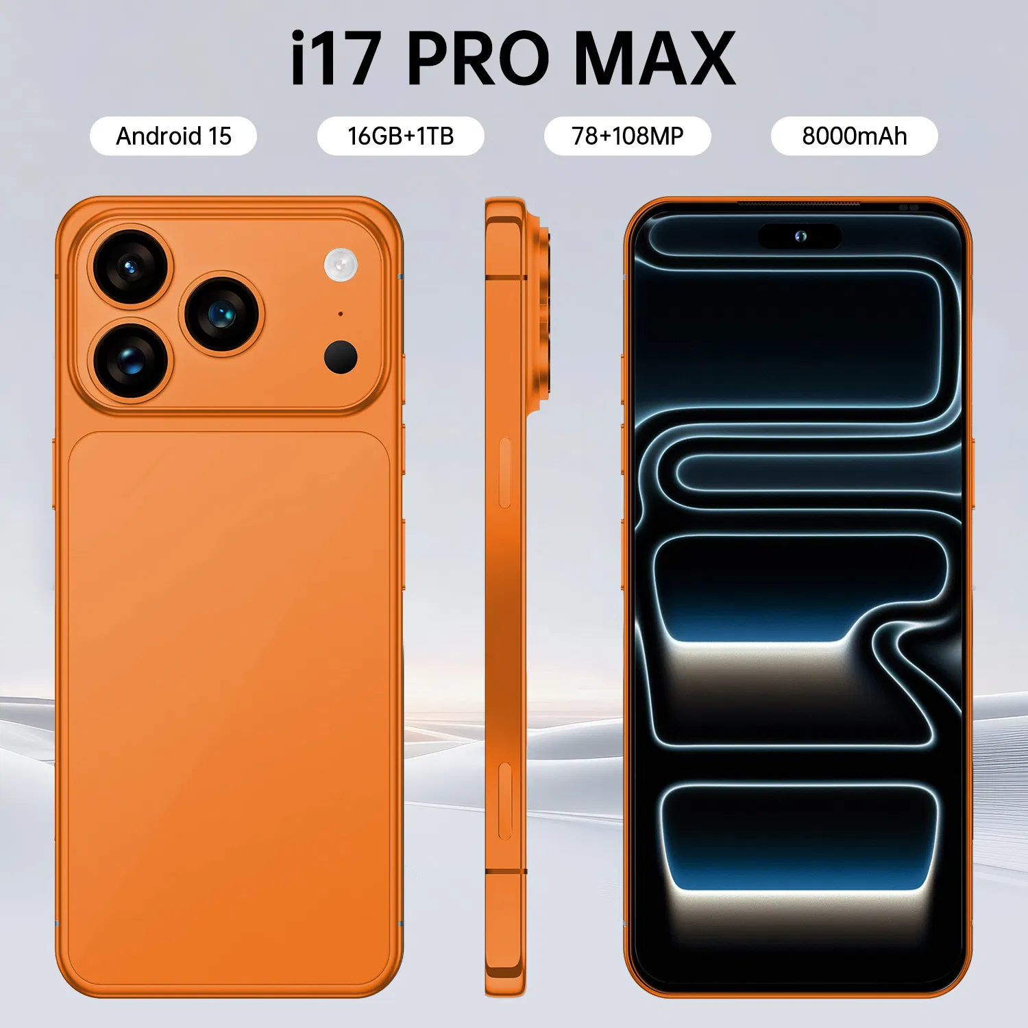 Smartphone I17 Promax 7.3-Inch Large Screen Phone