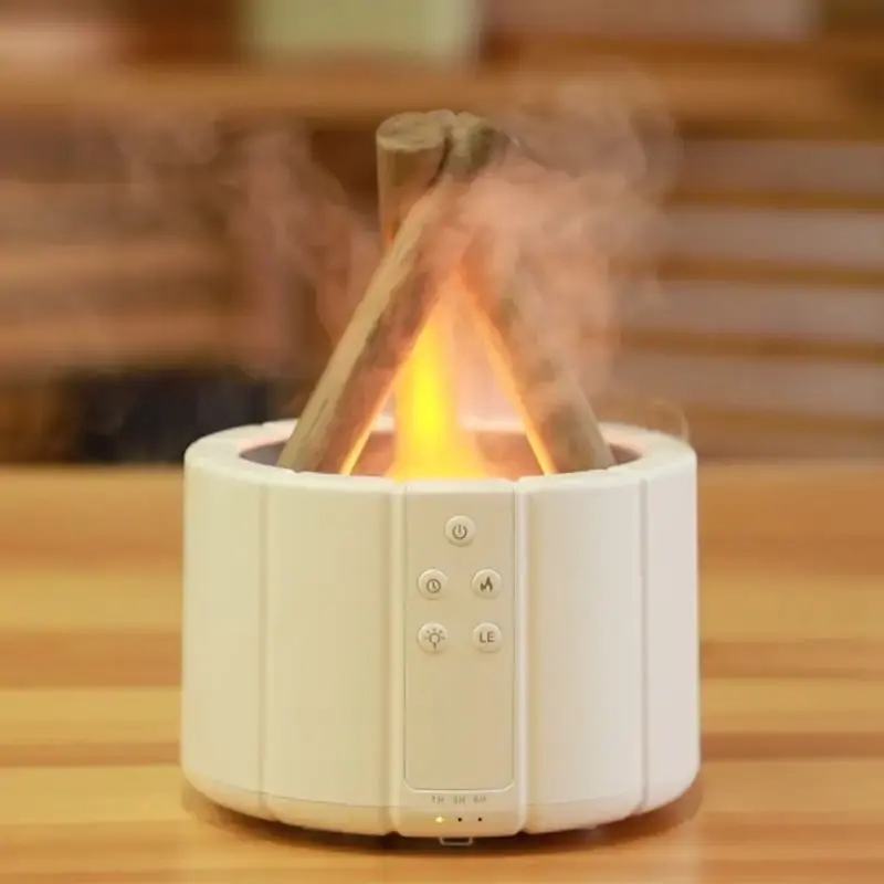 Home Large Capacity Air Humidifier Campfire Flame Essential Oil Aromatherapy Diffuser