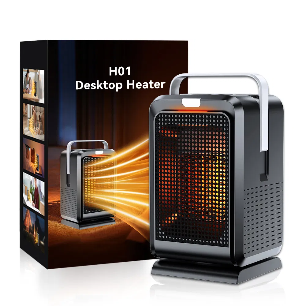 Remote Control Portable Desktop Electric Heating Fan Heater Air Warmer Cooler