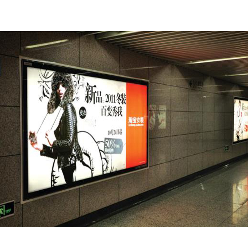 Aluminum Snap Frame Slim LED Light Box Menu Poster Movie Illuminated Panel