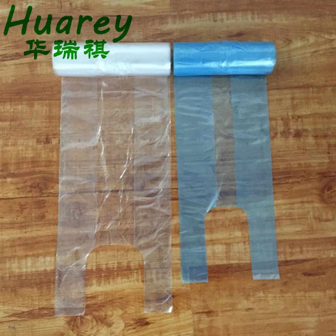 Custom Plastic HDPE LDPE PE for Shopping Supermarket T-Shirt Bag Gusset Bag