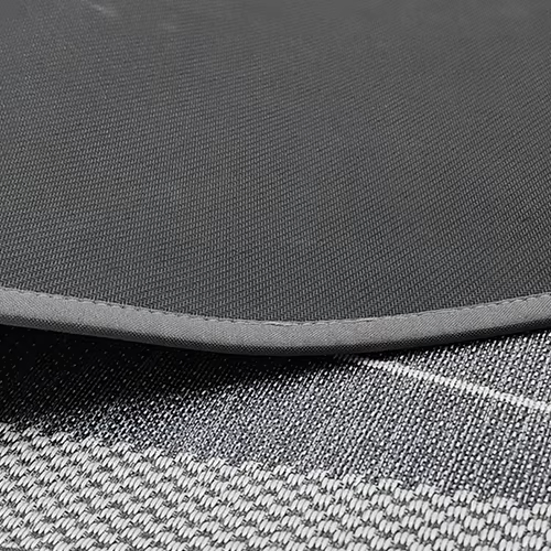 Wholesale Gray Grid Weave Rubber Door Mat Modern Indoor Entrance Mat for Kitchen Washable with Personalized Logo
