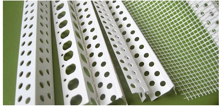 2.5m Length PVC Corner Bead with 10cm Fiberglass Mesh