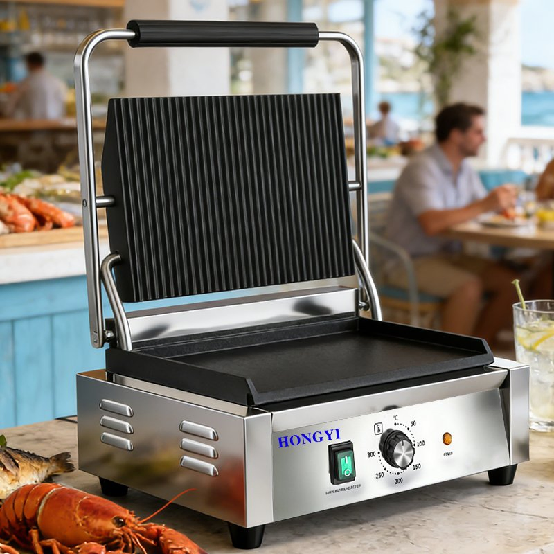 Stainless Steel Steak Plate Furnace for Western Food Restaurant