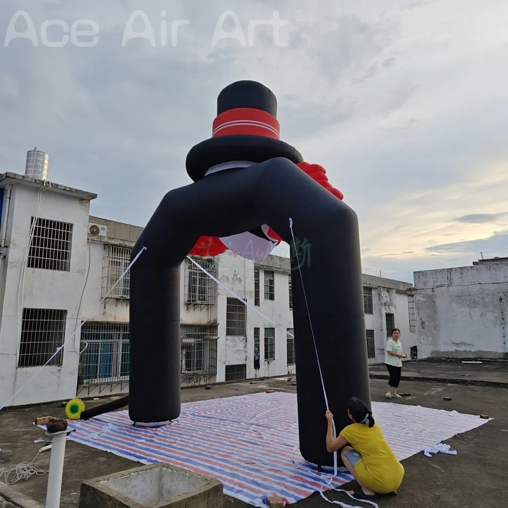 5 Meters High Inflatable Clown Arch Halloween Scary Joker Archway for Decoration